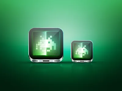 Codersapp icon design apple application digital icon icons ipad iphone pixel texture