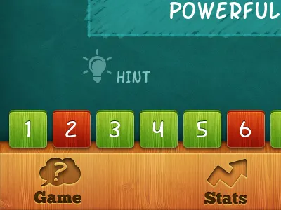 Game Screen game ui design
