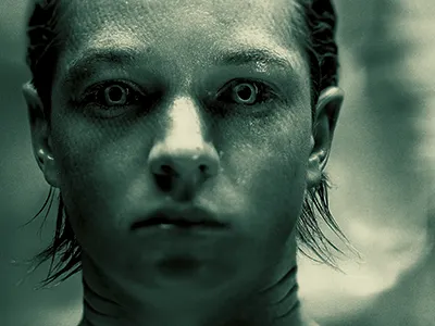 Fish Kids ‘Roscoe’ face fish gills moody swim water