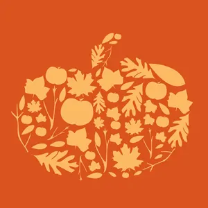 Autumn Stencil apples autumn branch concept conceptual fall graphic halloween leaves october orange outline pattern pumpkin season seasons tree vector weather