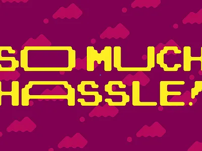 Blobbo blob pixels retro round typeface