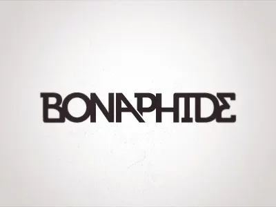 Bonaphide Logo logo logotype philadelphia skateboard