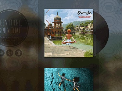 'Been There, Spun That' progress (animated) cover gaussian music recommendation shpongle vinyl