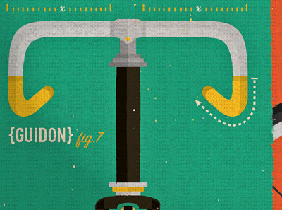 guidon / handlebar bike fixe fixed gear guidon handlebar pignon vélo
