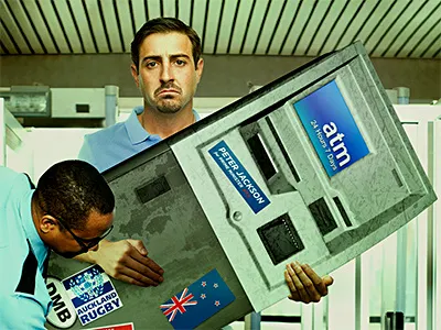 Kiwi Traveler absurd photo illustration photoshop