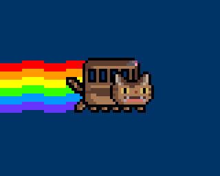 Nyan Catbus cat catbus miyazaki nyan totoro