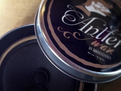 Antler Wax Co. | Tin Speaker Set christmas illustration moosylvania mustache speaker tin typography