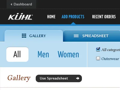 B2B System (*) art direction b2b creative direction design e commerce html rally interactive ui