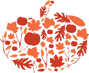 Autumn Pumpkin Stencil (FINAL) apples autumn branch concept conceptual fall graphic halloween leaves october orange outline pattern pumpkin rebound season seasons tree vector weather