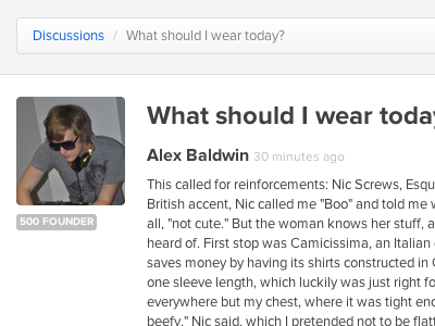 500 Discussion 500 css html proxima nova