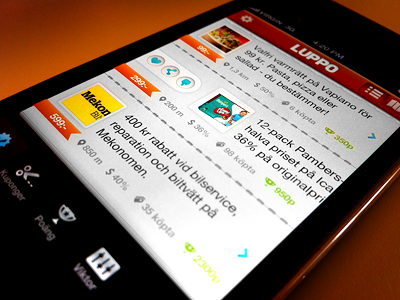 Home screen & list view app ios list mobile