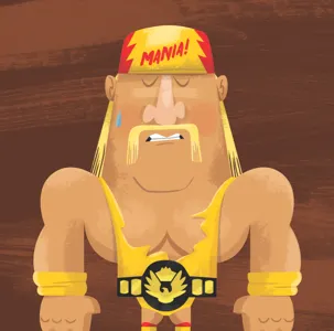 Hogan character retro wrestling