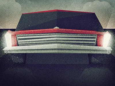 _93 car headlights illustration lights road tires