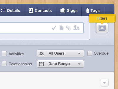 Web App UI app blue grey icons interface mimiglyphs ui web