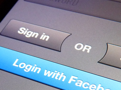 iPhone Login Screen WIP app iphone secret ui wip