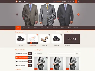 Omni Shopping Cart - E Commerce Store - Website Design abu dhabi arabic buttons cart clean interface creative interface design dubai e commerce emirates fashion store favorite flat design freelance designer garments online online shopping pattern product qatar shopping shopping cart shopping store uae ui user experience user interface ux website women