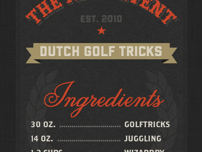 The Main Event badge interface retro ui