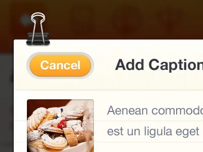 Photo Caption app caption cibando iphone photo ui