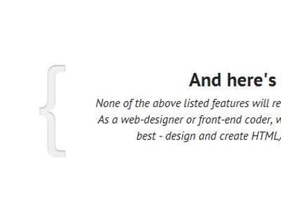 The best part distinction emphasis type