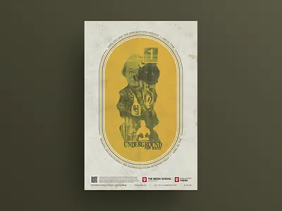 Spring 2022 Underground Film Series poster design film poster graphic design poster poster art poster design
