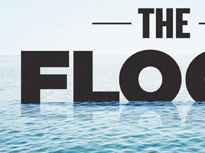 The Flood black blue daniel the lion ep folk gotham music noise ocean textures the flood typography