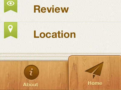 Detail Page app iphone seven travel user interface