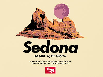 FLTBYS - Sedona Design clothing brand desert design flybys graphic design illustration kota the friend sedona skate
