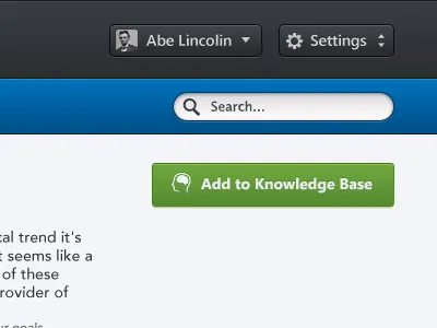 Add To Knowledge V2 about app black button dark dashboard design designer gui header home information architecture interface minimal minimalist profile question search separator setting tag ui usability ux web