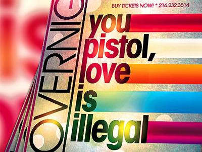 Lovernight Typography Flyer -PSD- colorful entertainment event poster flyer lover minimal modern party typography typography poster valentine valentines day