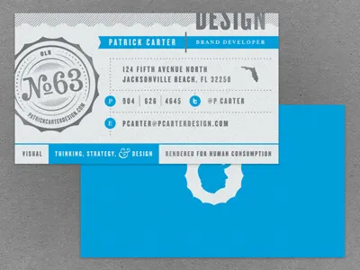 Business Card Design badge branding business card design logo personal promo seal self stamp