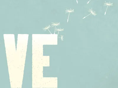 Love/Hate: Part 2 arrows custom type dandelion hate love texture