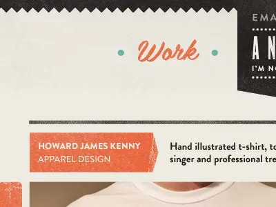 New Portfolio Site - Work page design portfolio website