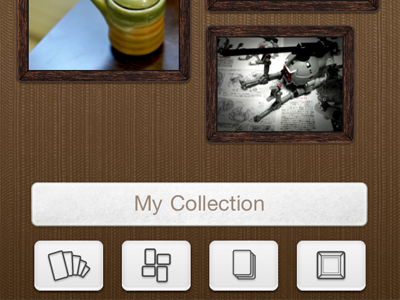 My gallery iphone ui