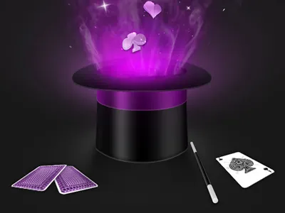 Magic Cards app iphone magic magic cards playing cards splash screen ui