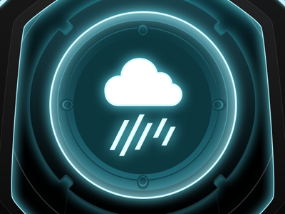 Weather Checker 5 iphone tron ui weather