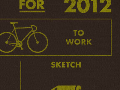 Next Year bike brown goals green