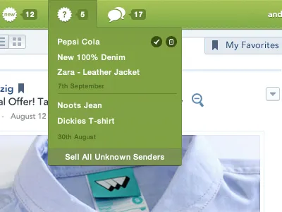 Menu drop down address app blue chart design designer down drop email favorites fb icon icons list menubar navigation notes notif notification profile separator shop soft subtle tab ui ux web website