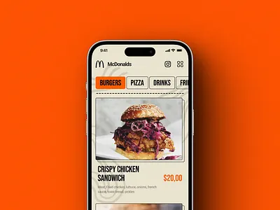 Restaurant Menu app design app ui app ui design cafe menu digital menu fast food menu food food app food app ui food menu graphic design ios ui iphone 14 pro mockup iphone mockup menu design menu template restaurant app restaurant menu ui