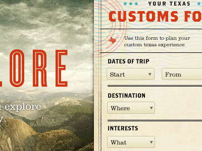 A Whole Other Country texas texture ui