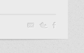 Dropt Email - Social icons email facebook social twitter