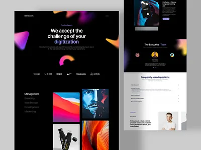 Digital Agency | Landing Page Design landing page ui ui ux design website design