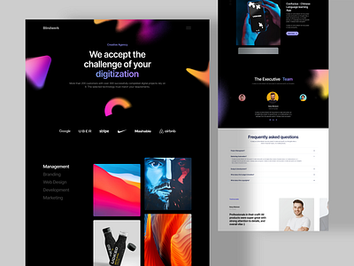 Digital Agency | Landing Page Design landing page ui ui ux design website design