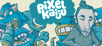 Pixelkaiju website header