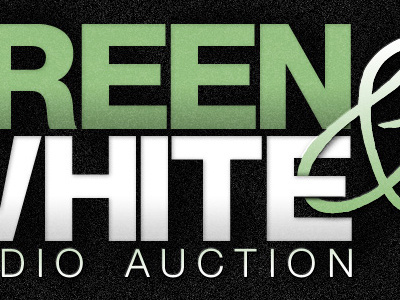 Green & White black green noise radio white