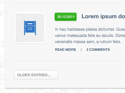 Blog article blog button icon ui user interface website