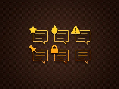 Forum Icons forum forums icon icons interface ui