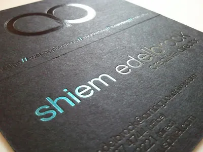 My Business Cards 540 gsm black black business card brand identity branding business card card colourplan emboss gf smith hot foil letterpress print stationary