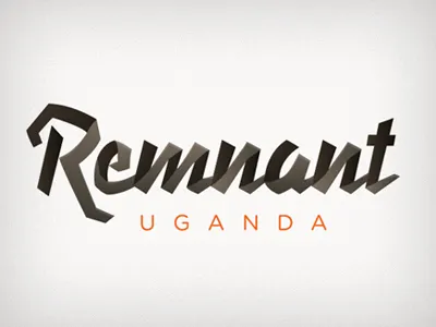 Remnant brand branding fold folded gotham logo ministry non profit overlap type typography