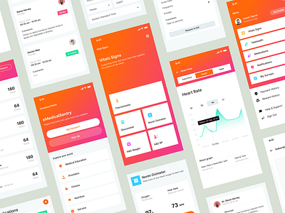 Healthcare Mobile App Design healthcare mobile app ios app medical app design mobile app ui ui ux design