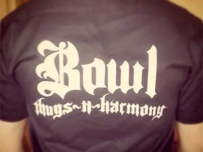 Printed Bowl Thugs Shirt bowling orlando print shirt thug